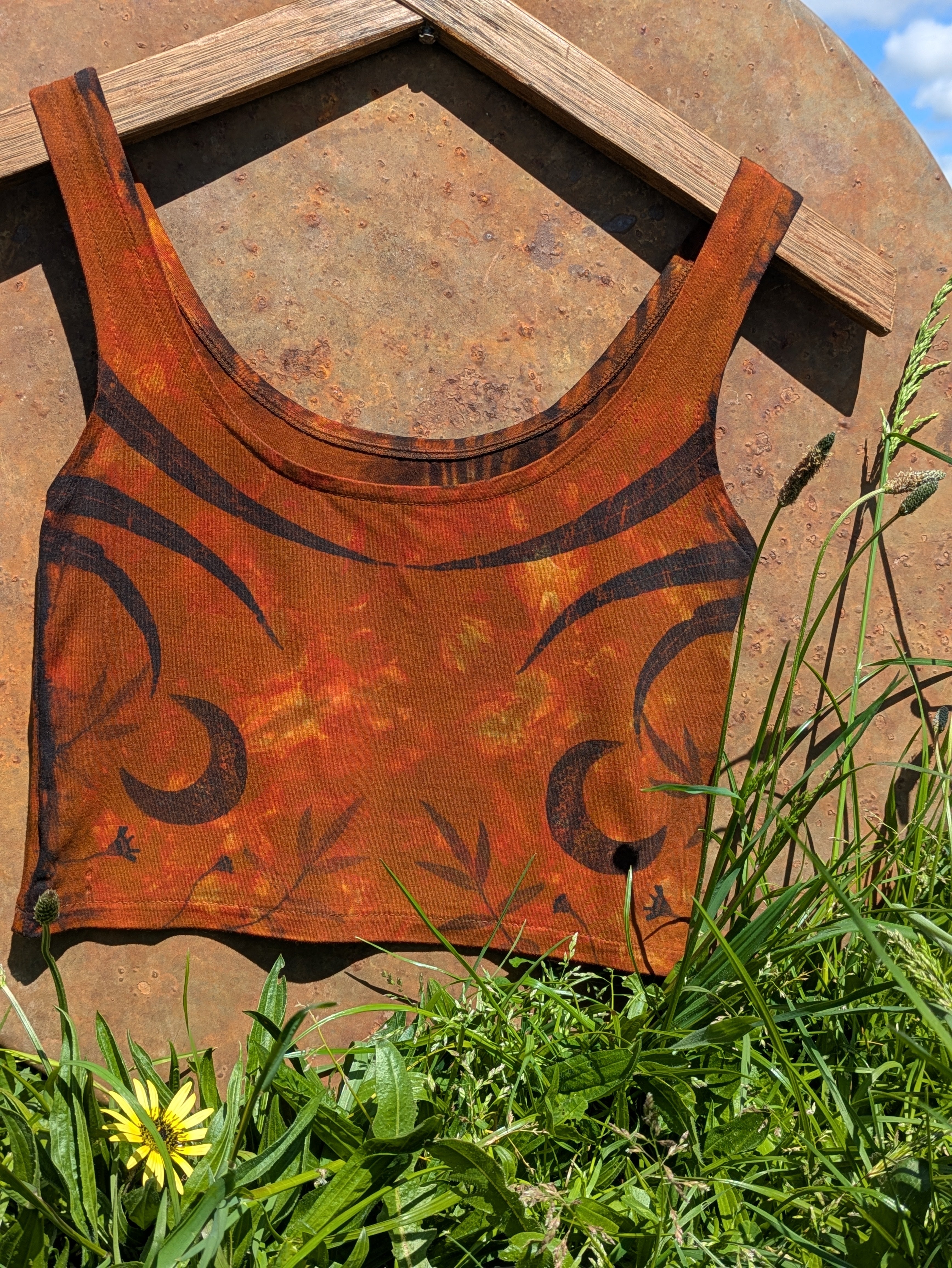 Bamboo Crop Top ~ Terracotta Moon