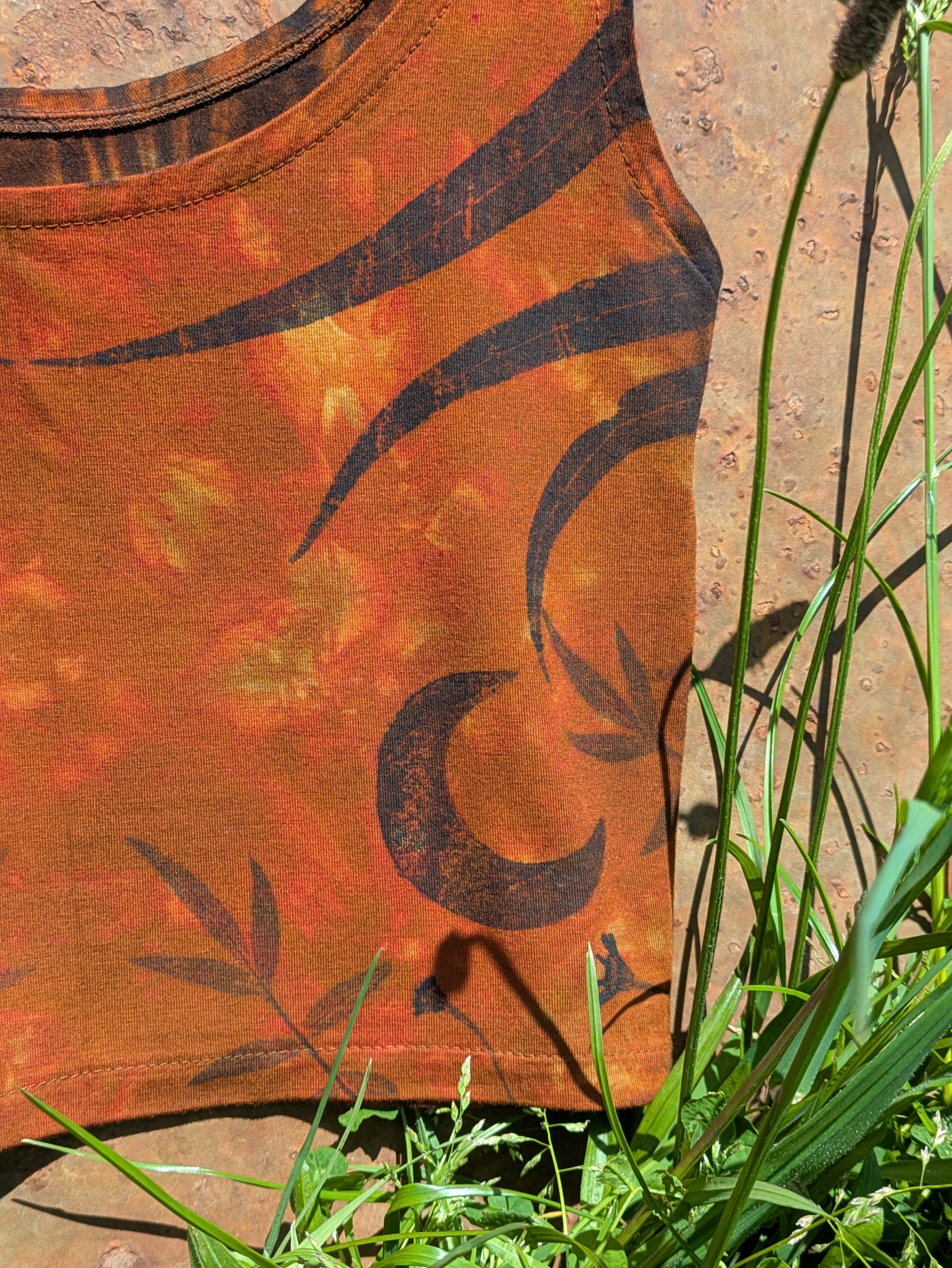 Bamboo Crop Top ~ Terracotta Moon