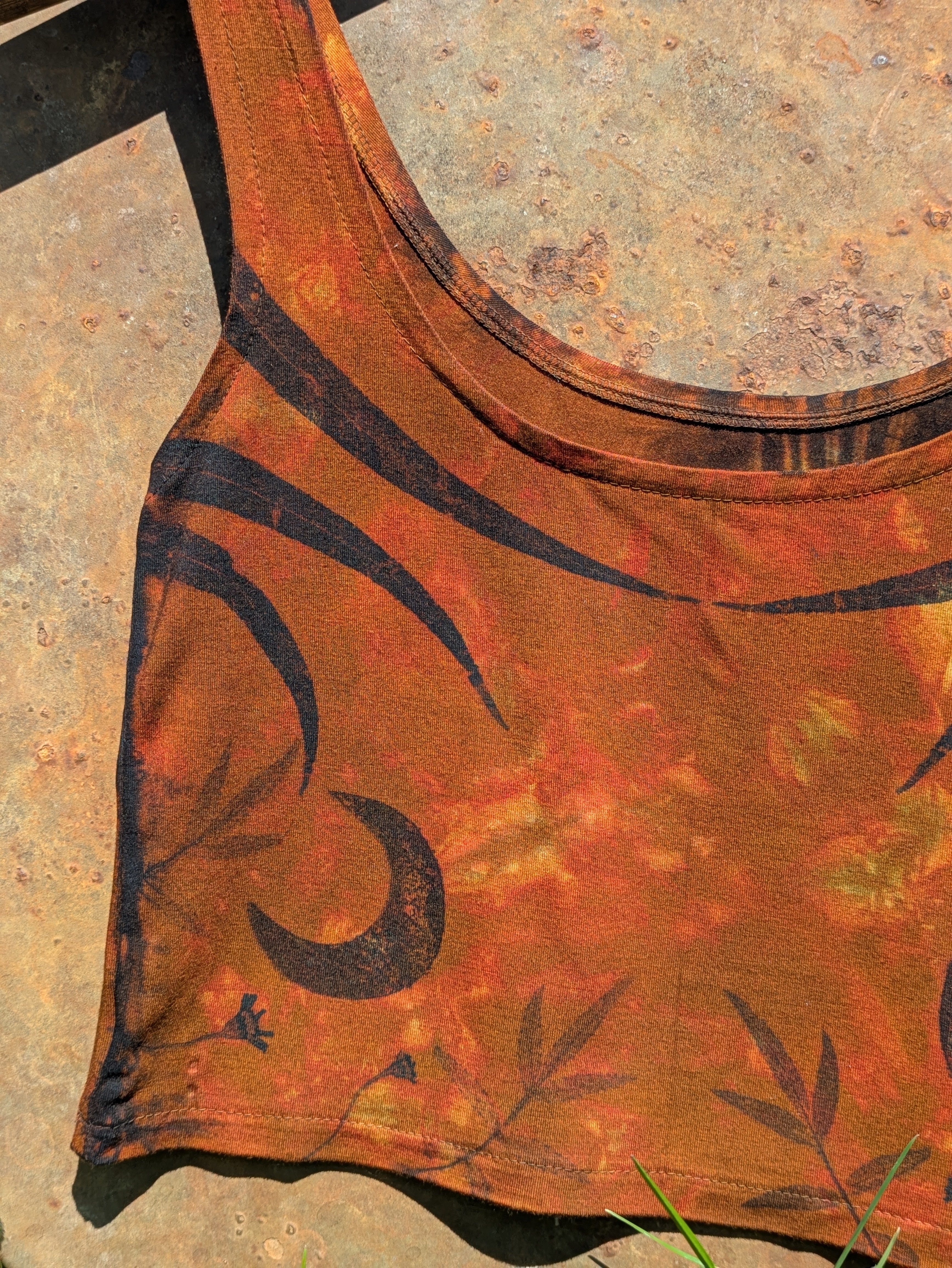 Bamboo Crop Top ~ Terracotta Moon