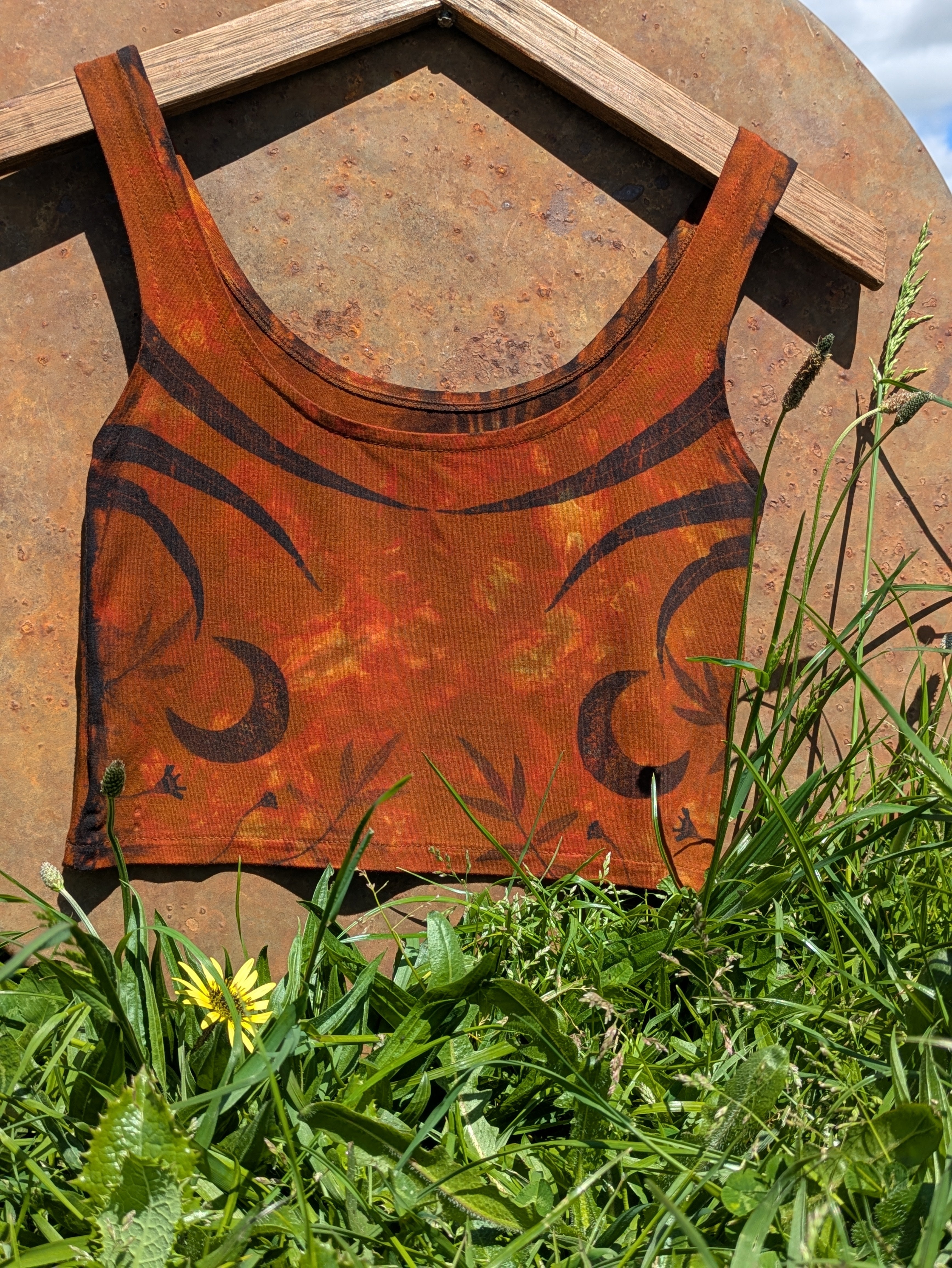 Bamboo Crop Top ~ Terracotta Moon