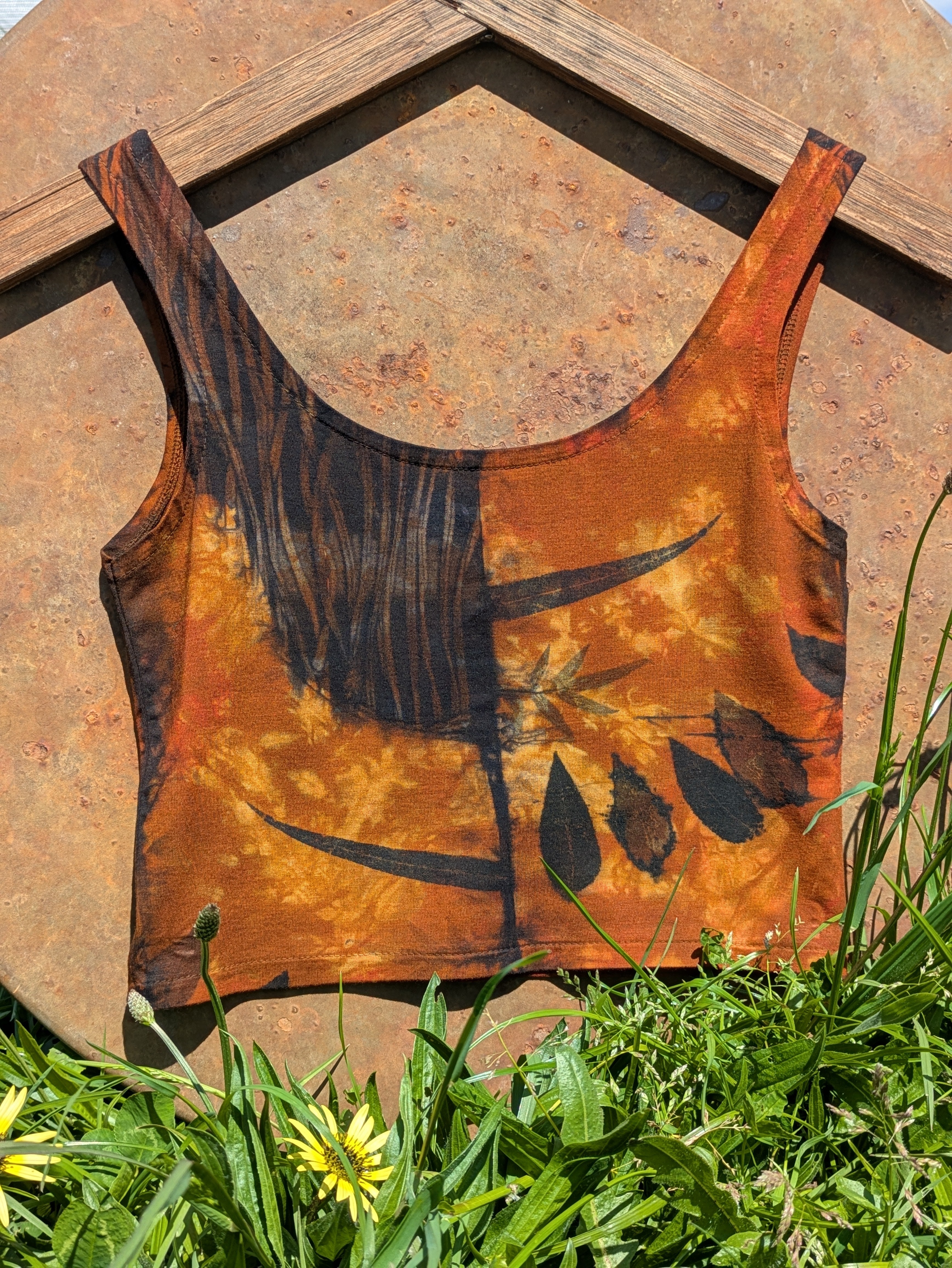 Bamboo Crop Top ~ Terracotta Moon