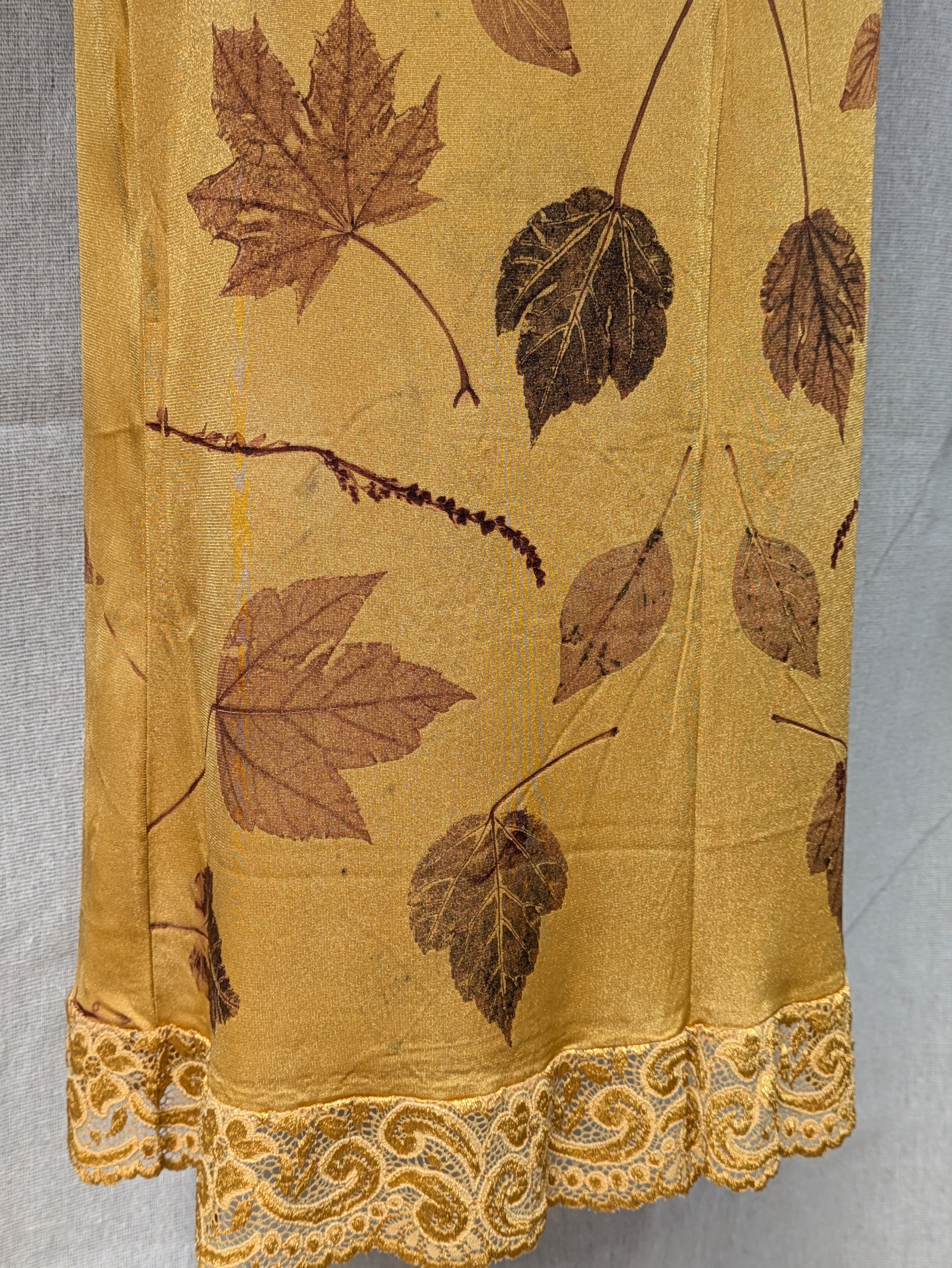 Vintage Lace Petticoat Skirt ~ Saffron Autumn