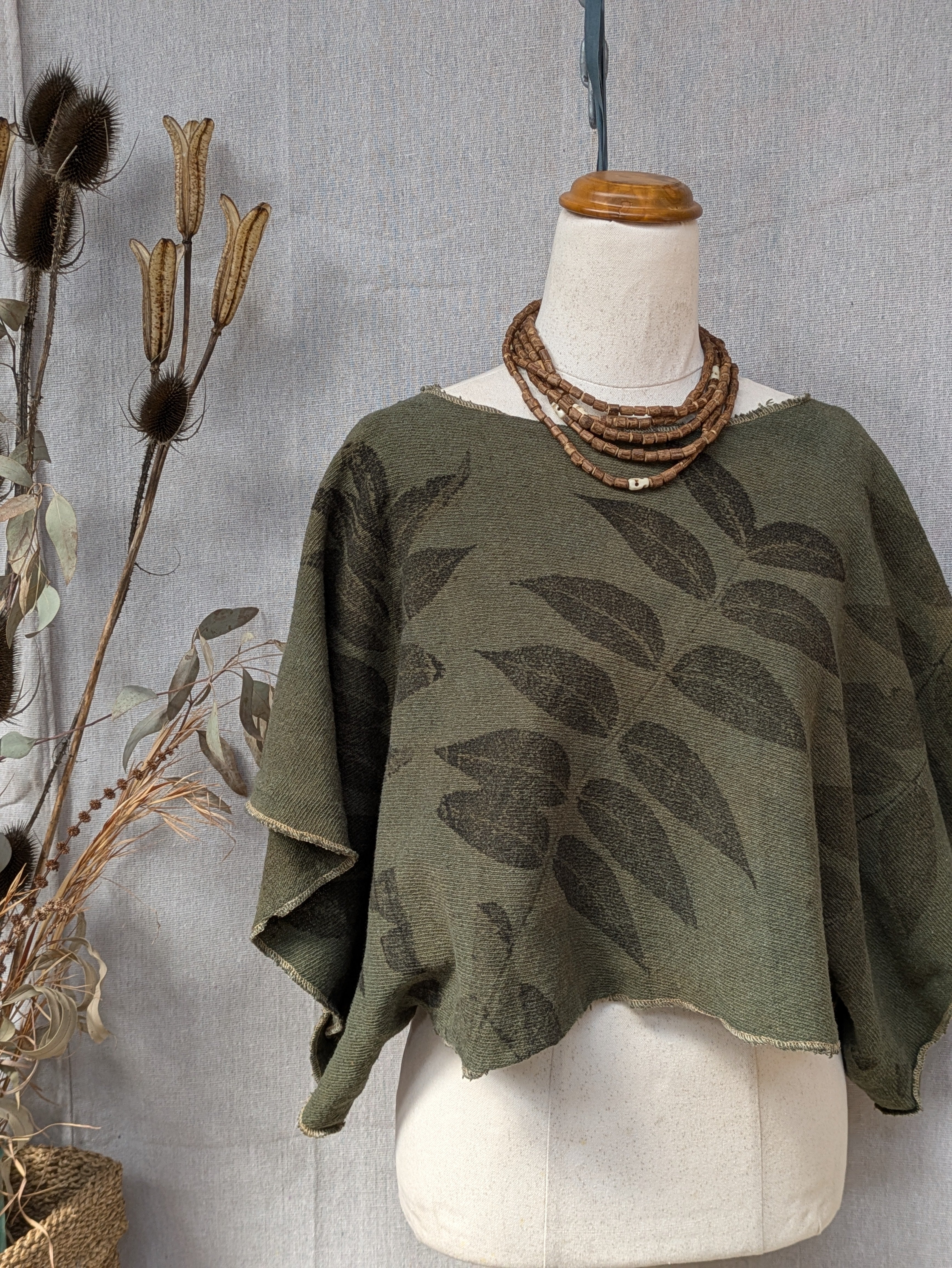 Remnant Yarn ~ Cotton Knit Shrug