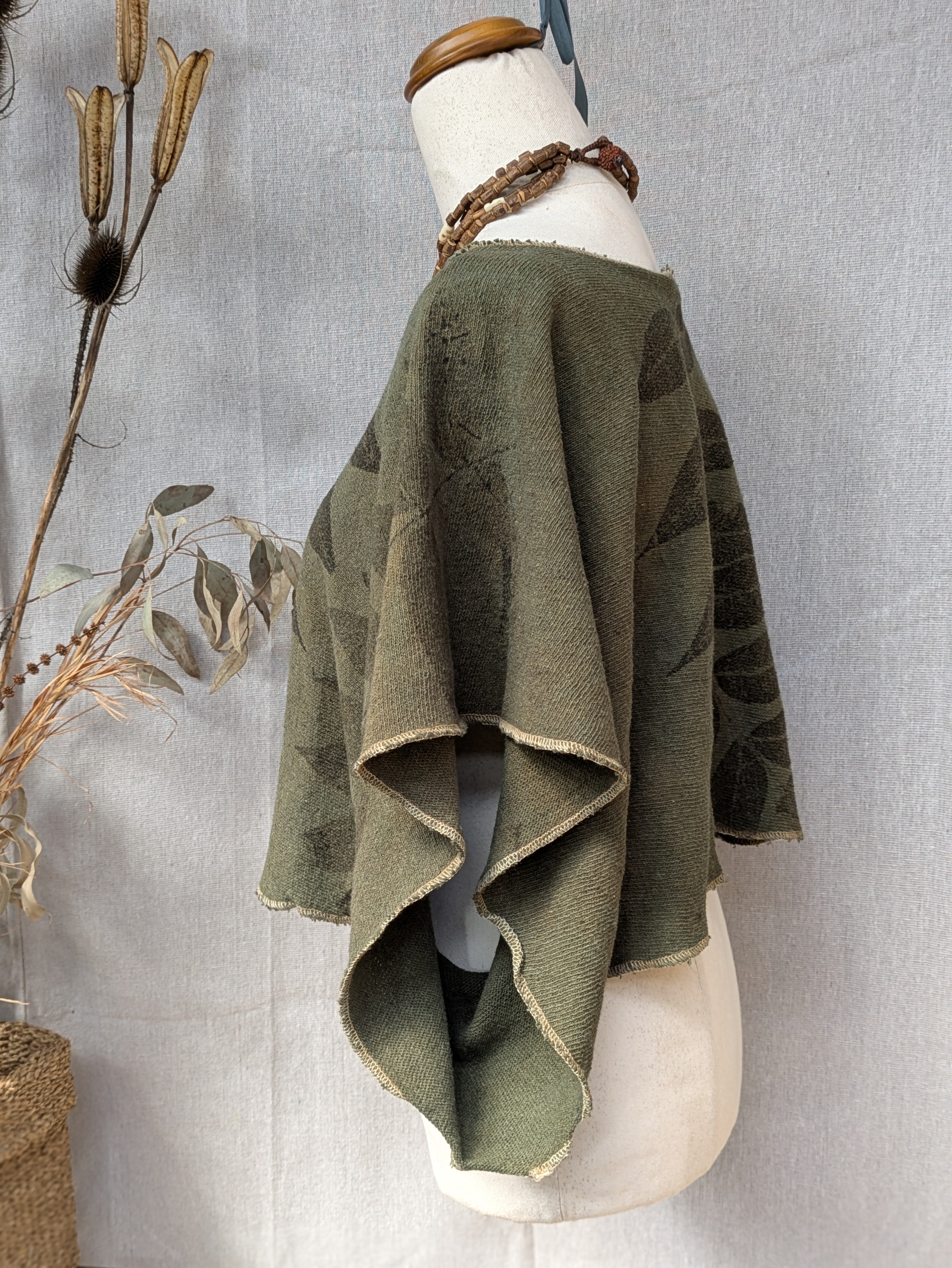 Remnant Yarn ~ Cotton Knit Shrug