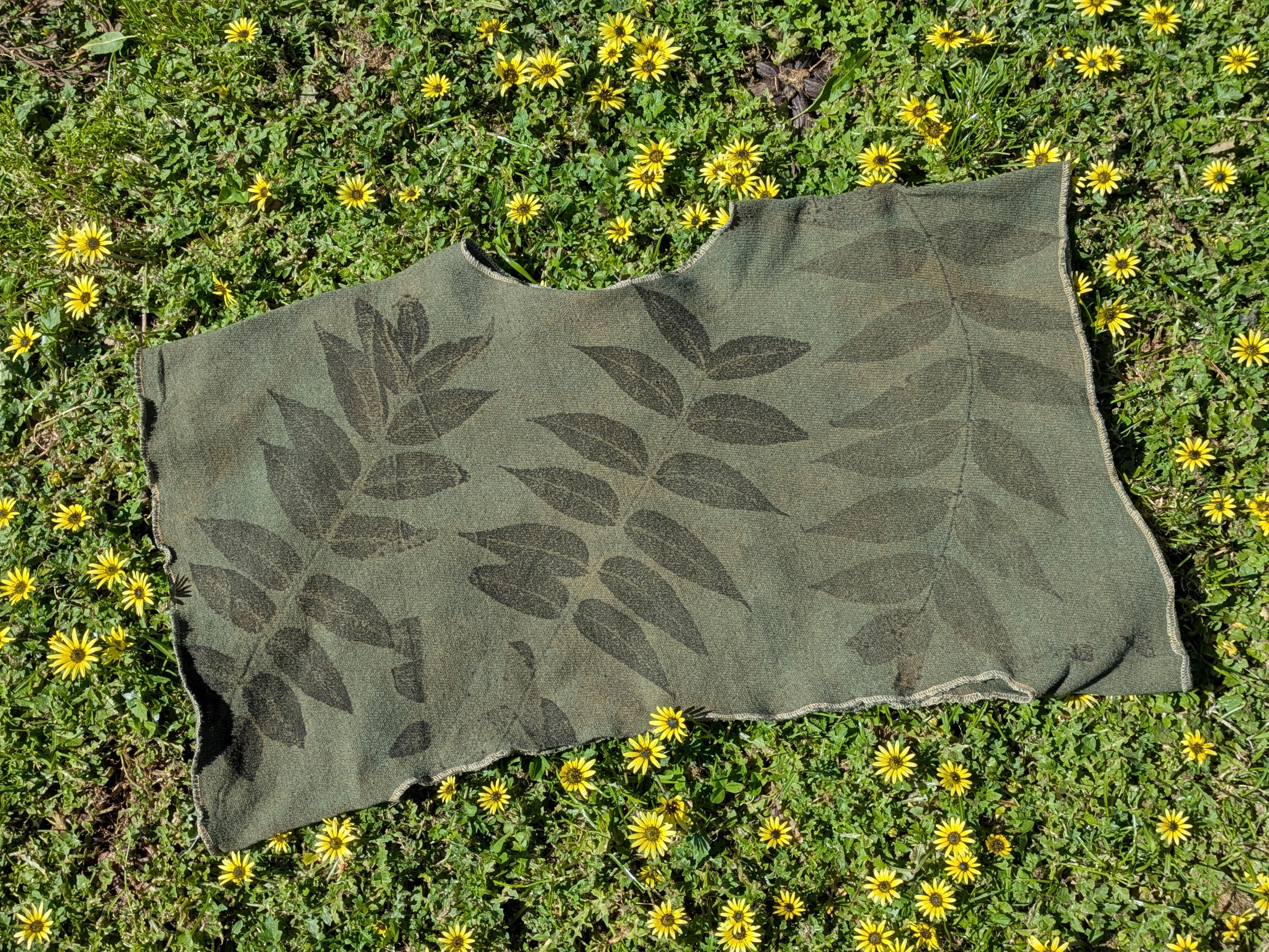 Remnant Yarn ~ Cotton Knit Shrug