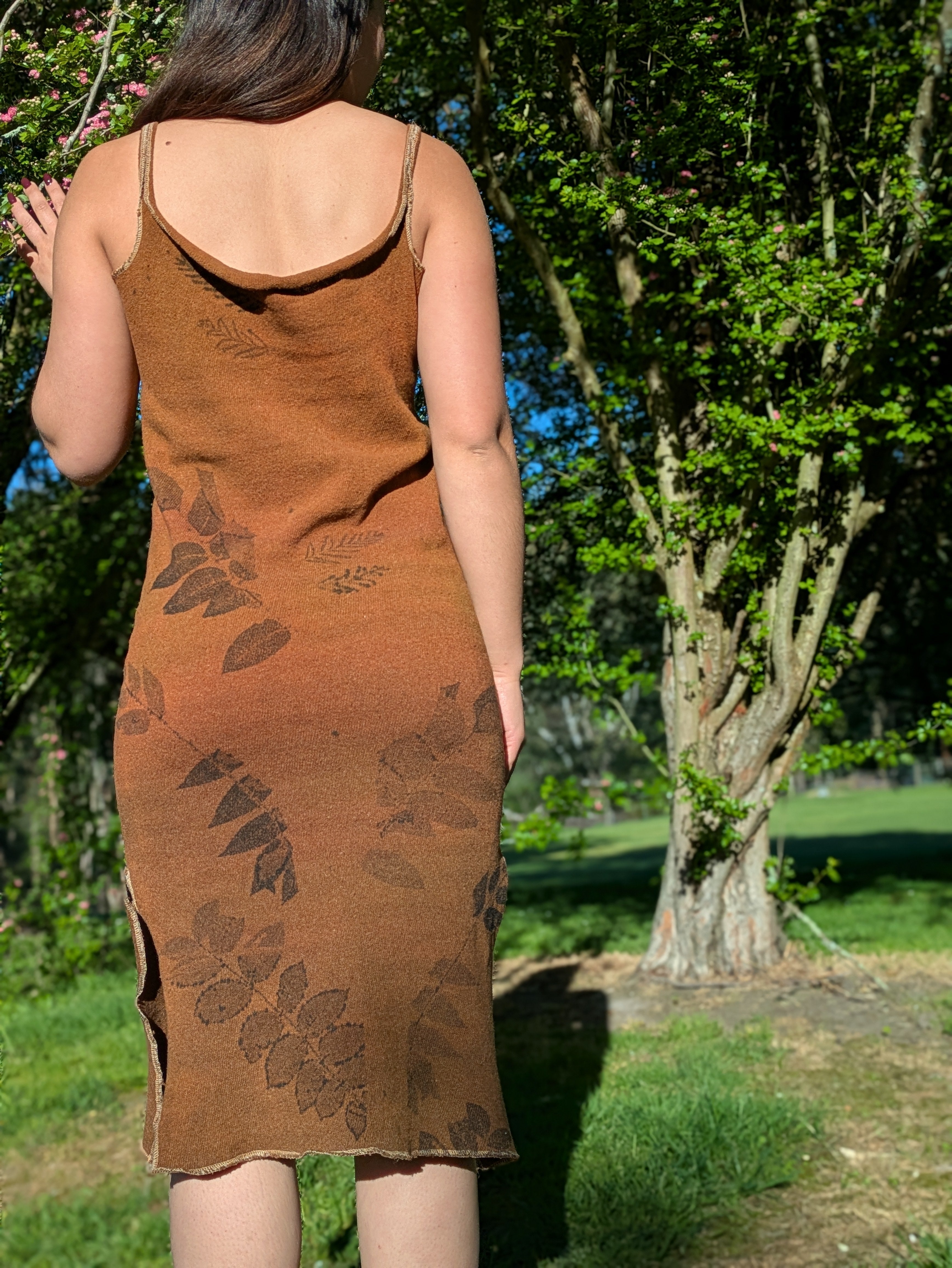 Ombre Cotton Knit Dress ~ M