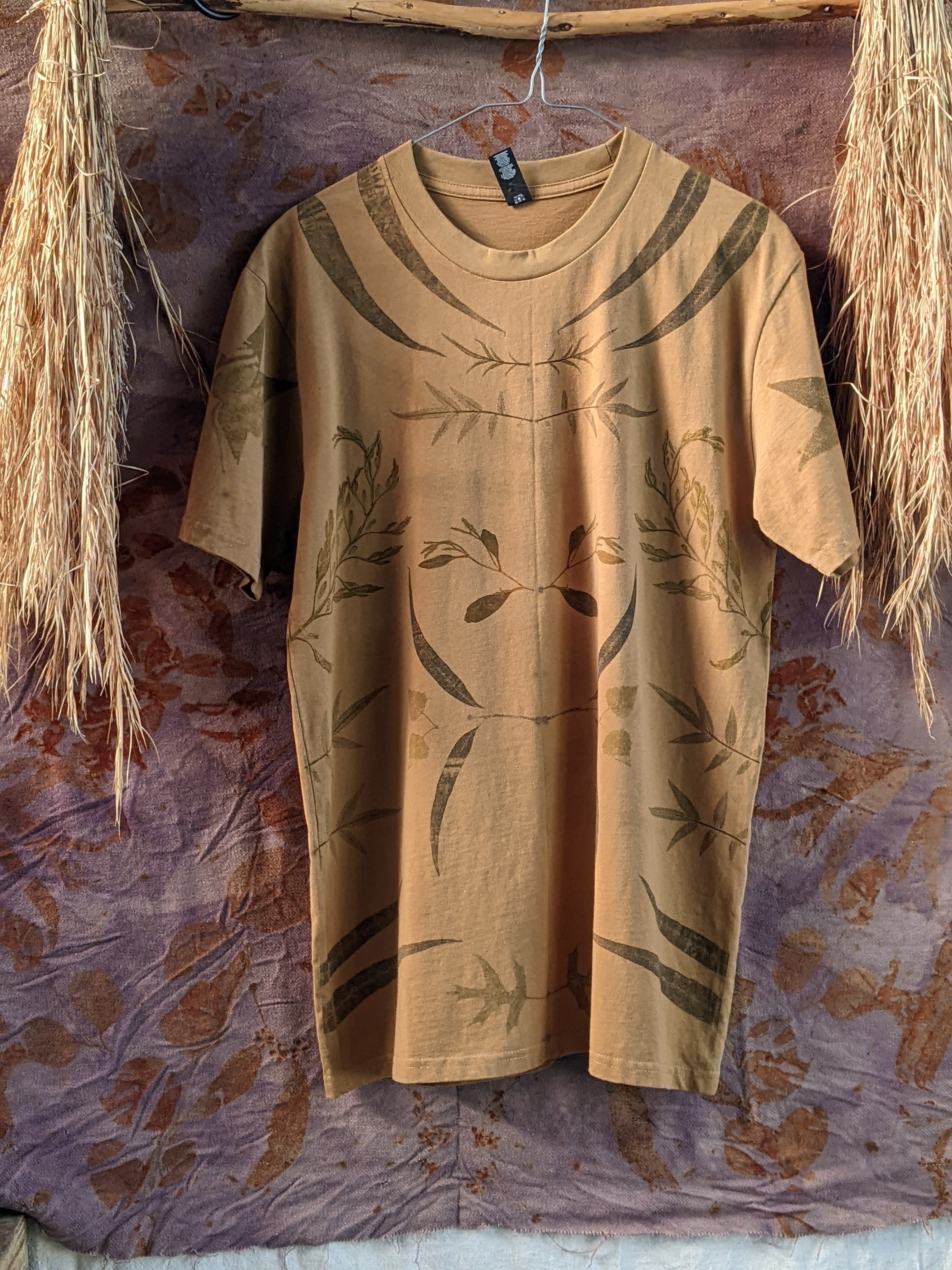 Mens Cotton Eco Printed Tee ~ M ~ #3