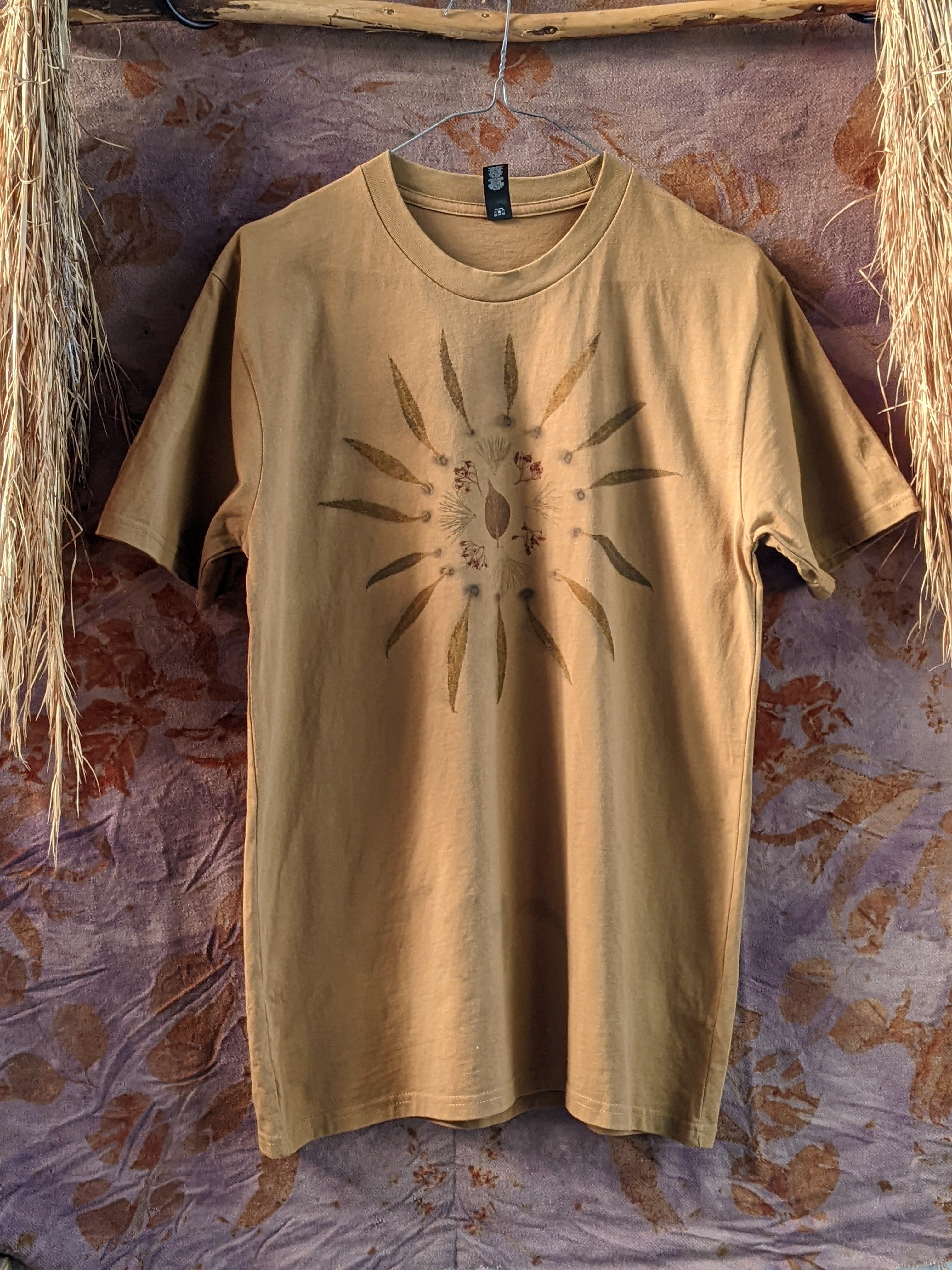 Mens Cotton Eco Printed Tee ~ M ~ #1