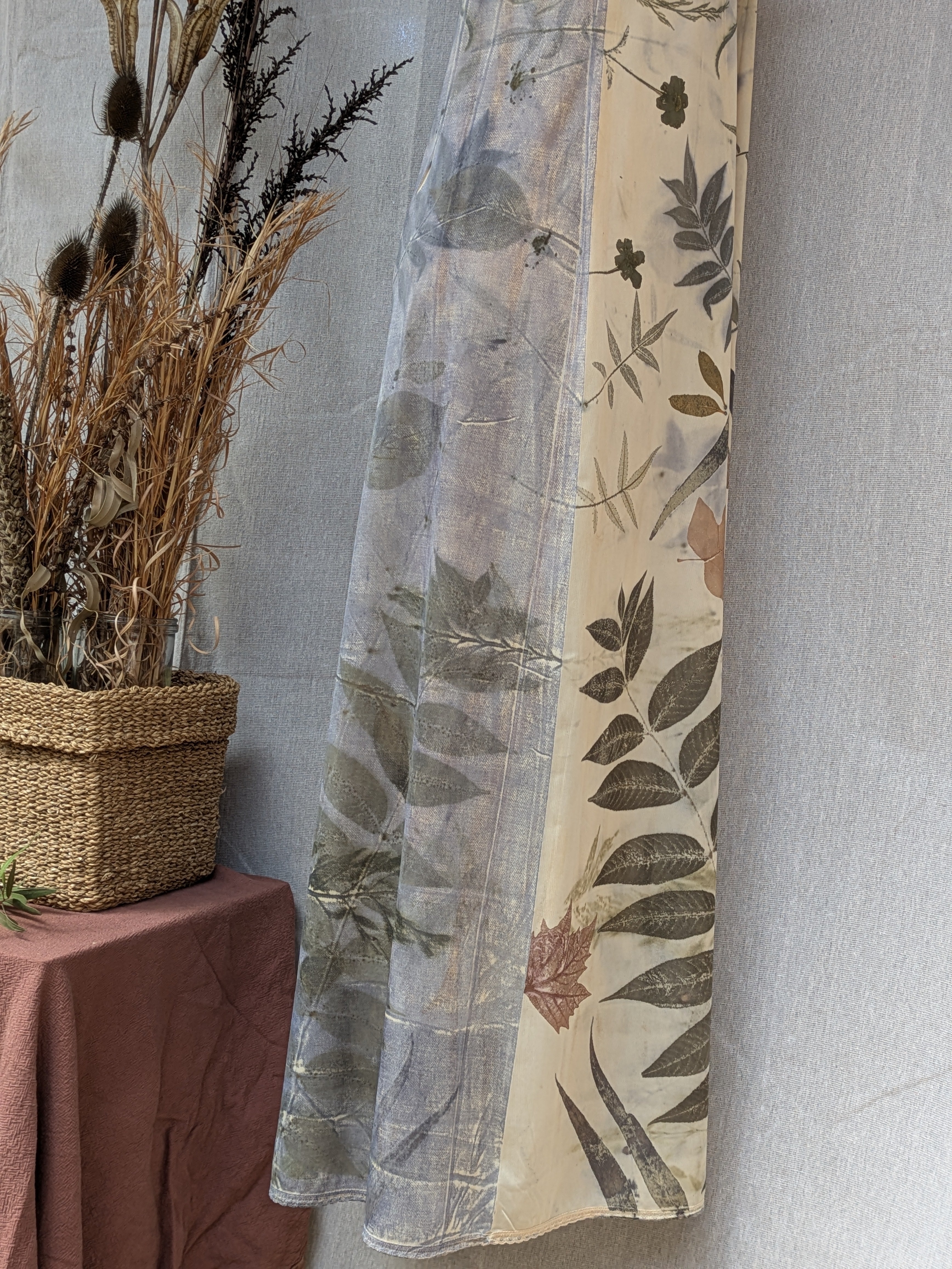 Vintage Lace Petticoat Dress ~ Maxi ~ Walnut