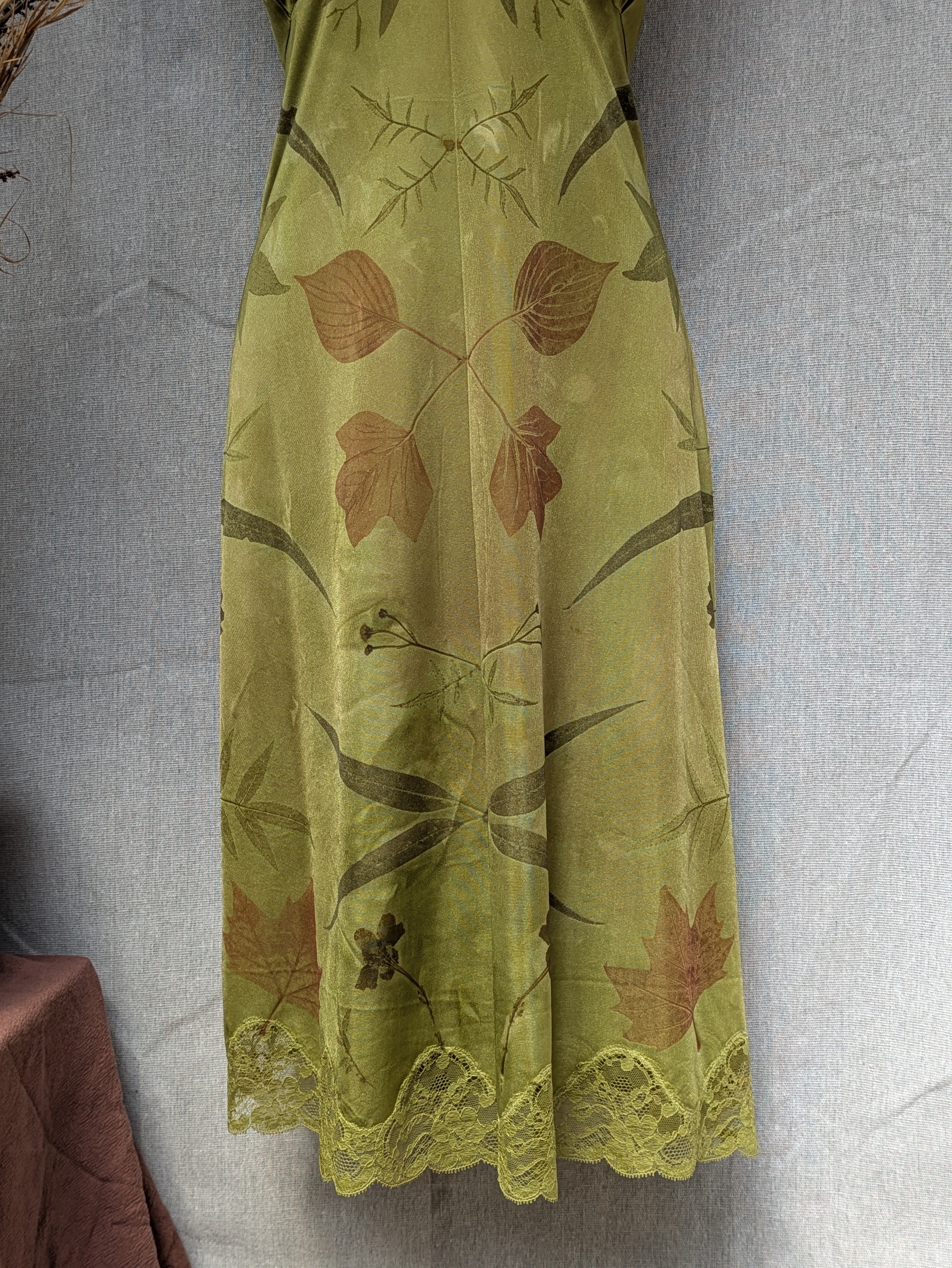 Vintage Lace Petticoat Dress ~ Lichen