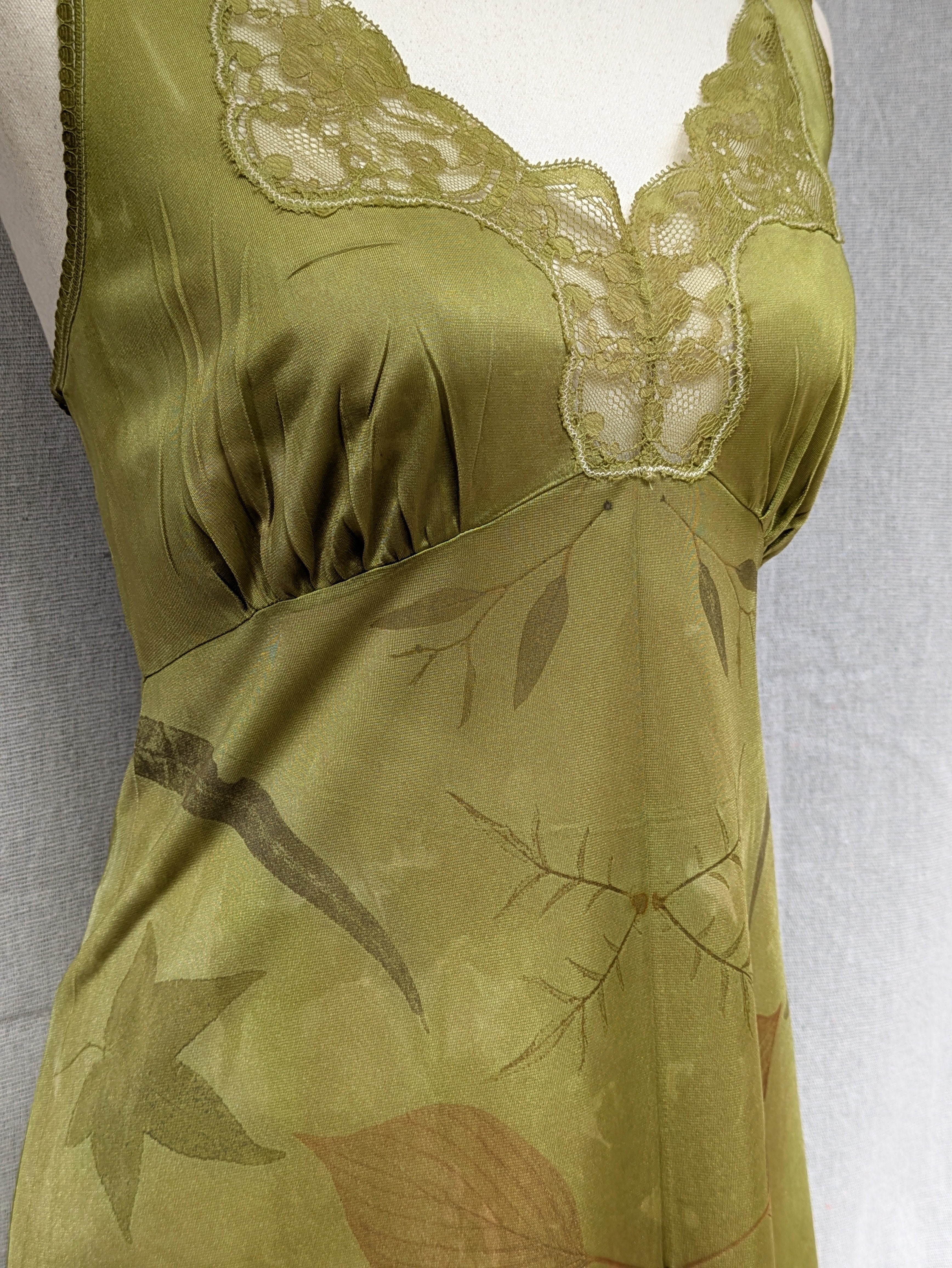 Vintage Lace Petticoat Dress ~ Lichen