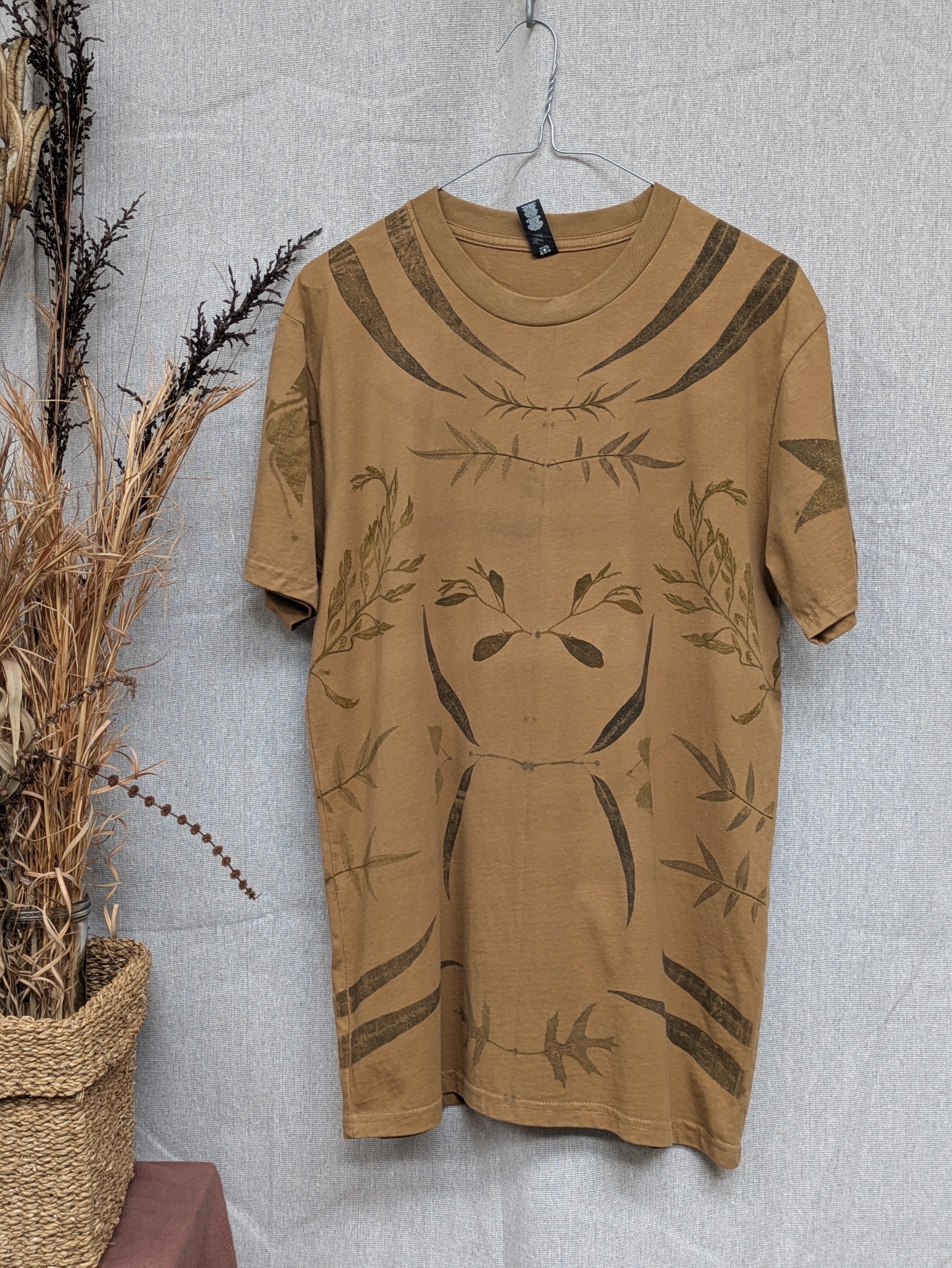 Mens Cotton Eco Printed Tee ~ M ~ #3