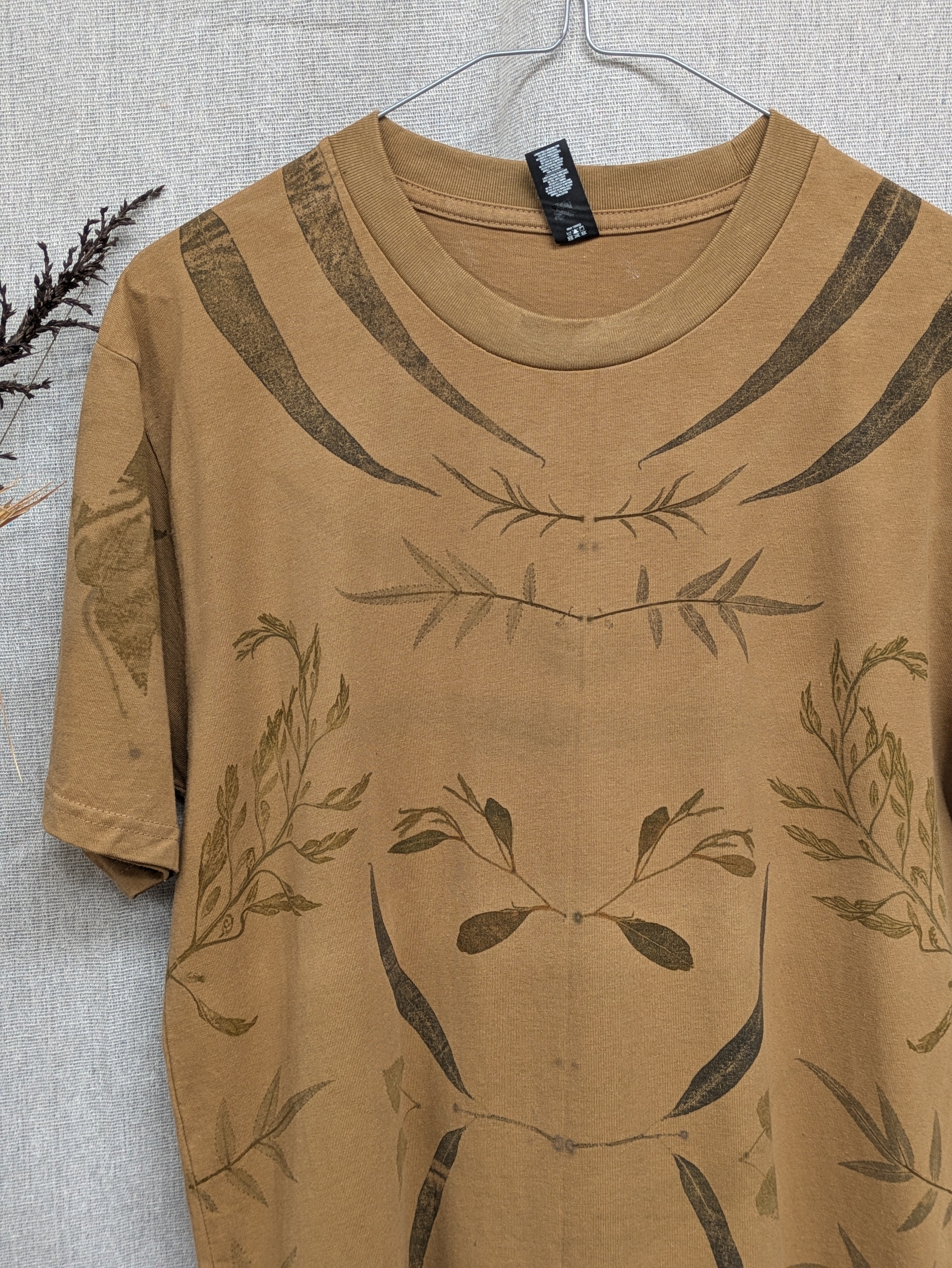 Mens Cotton Eco Printed Tee ~ M ~ #3