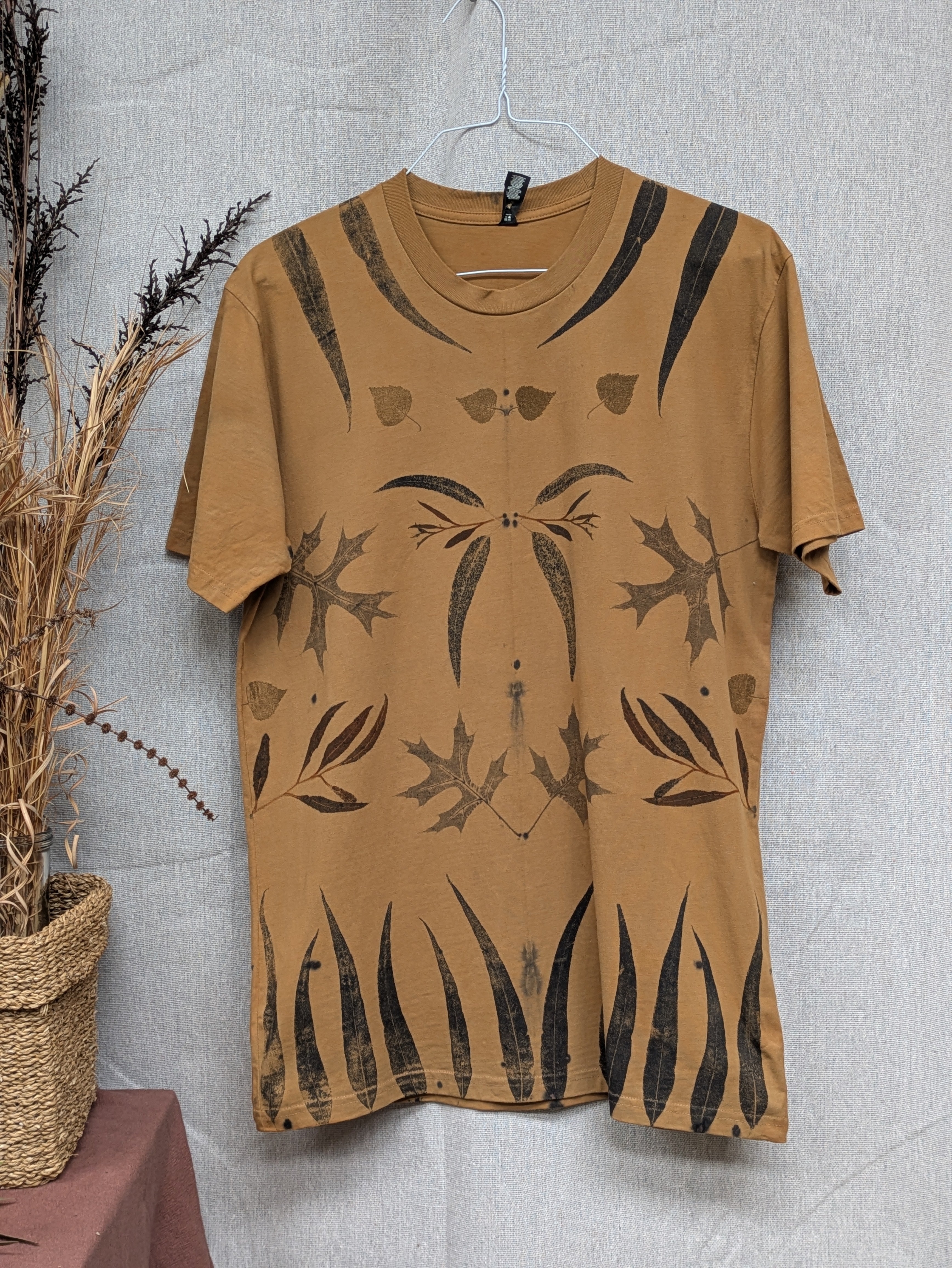 Mens Cotton Eco Printed Tee ~ L ~ #2