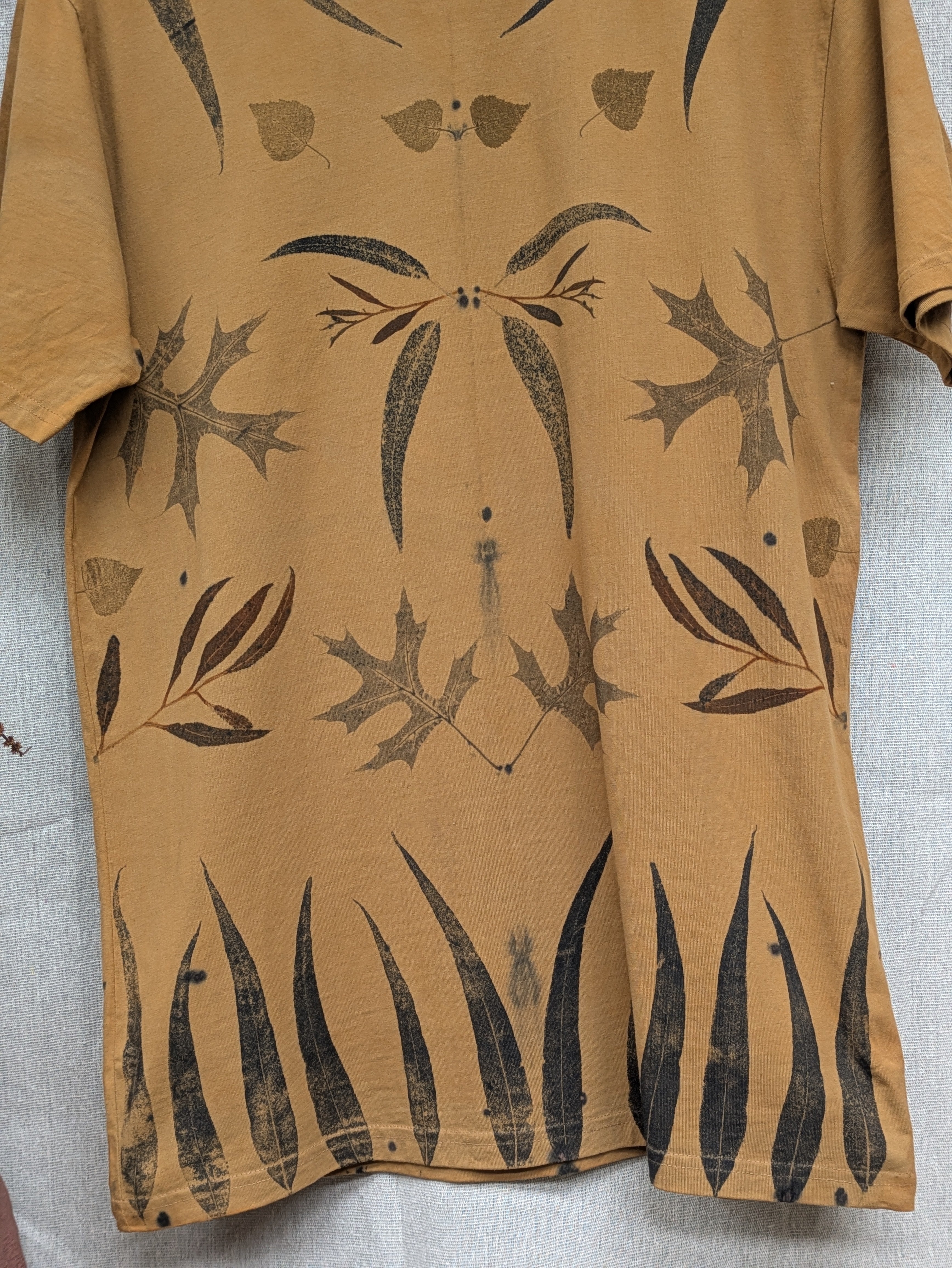 Mens Cotton Eco Printed Tee ~ L ~ #2