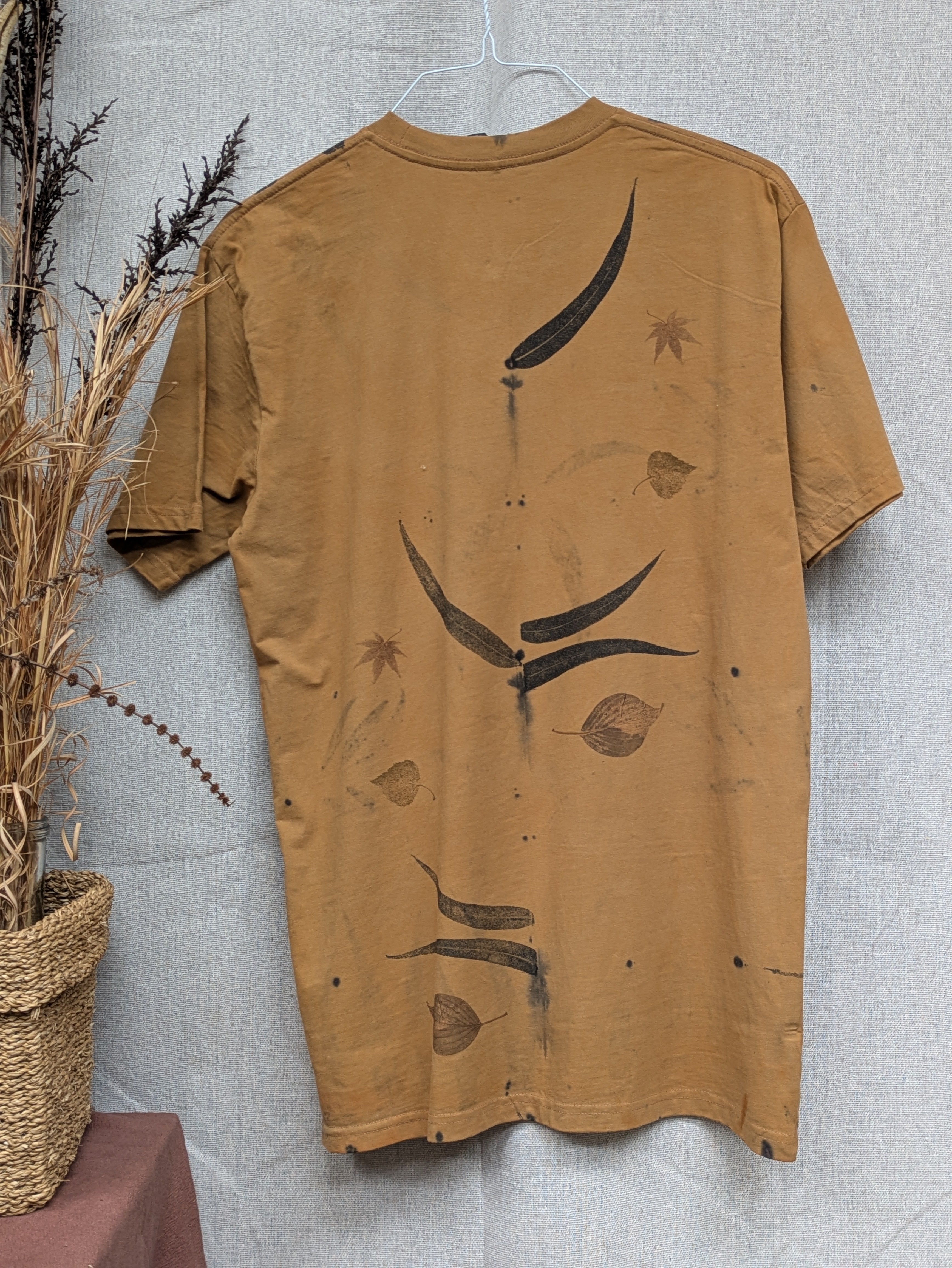Mens Cotton Eco Printed Tee ~ L ~ #2