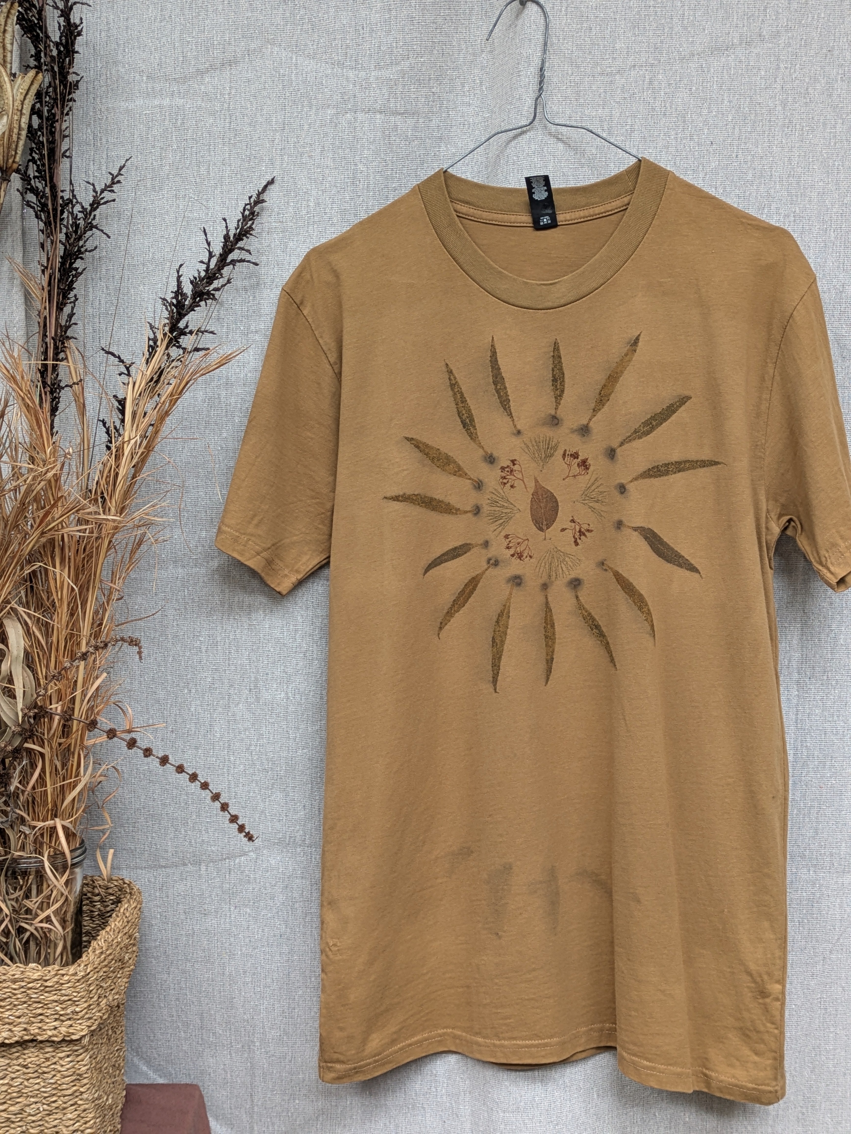 Mens Cotton Eco Printed Tee ~ M ~ #1