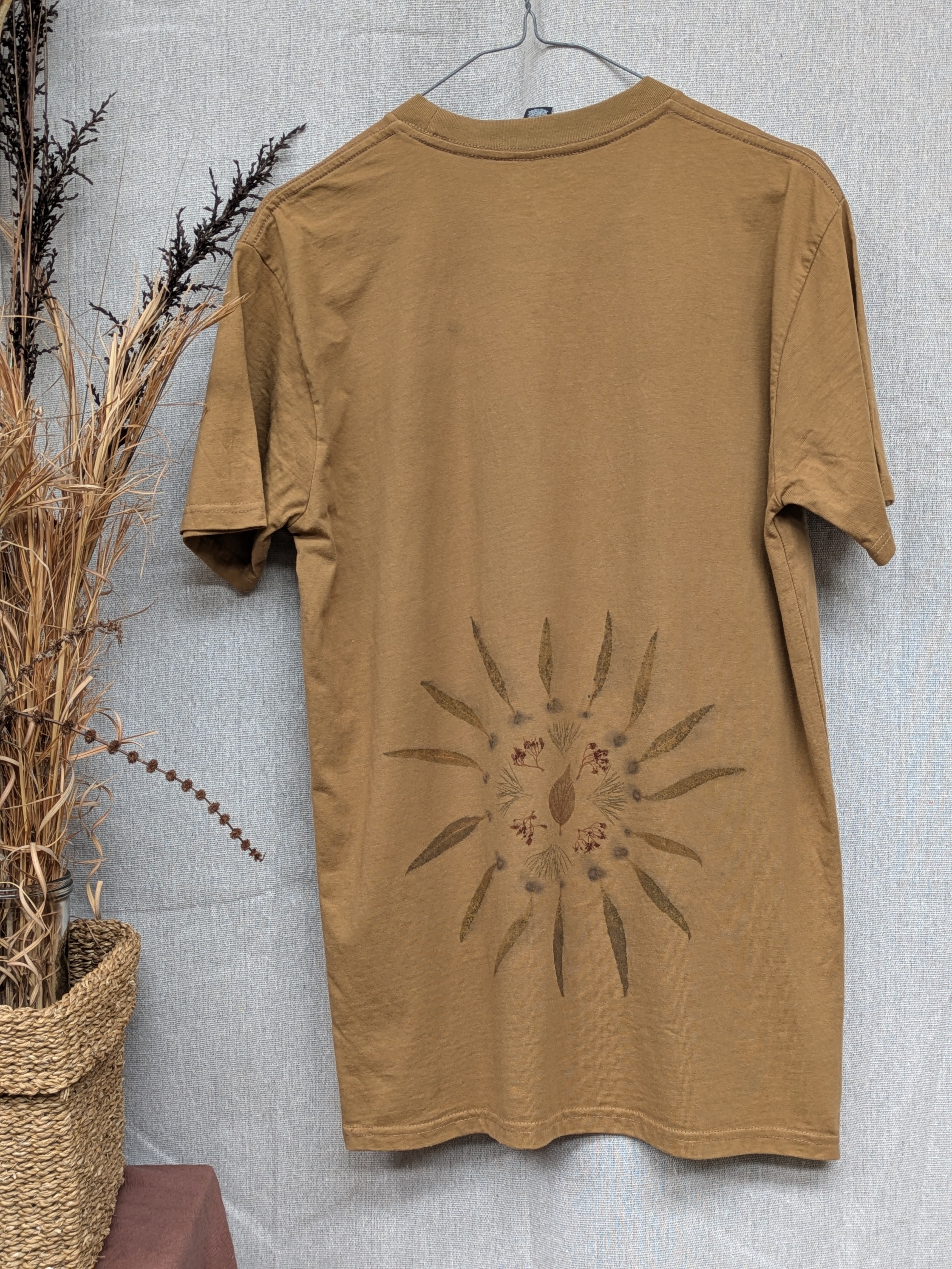 Mens Cotton Eco Printed Tee ~ M ~ #1