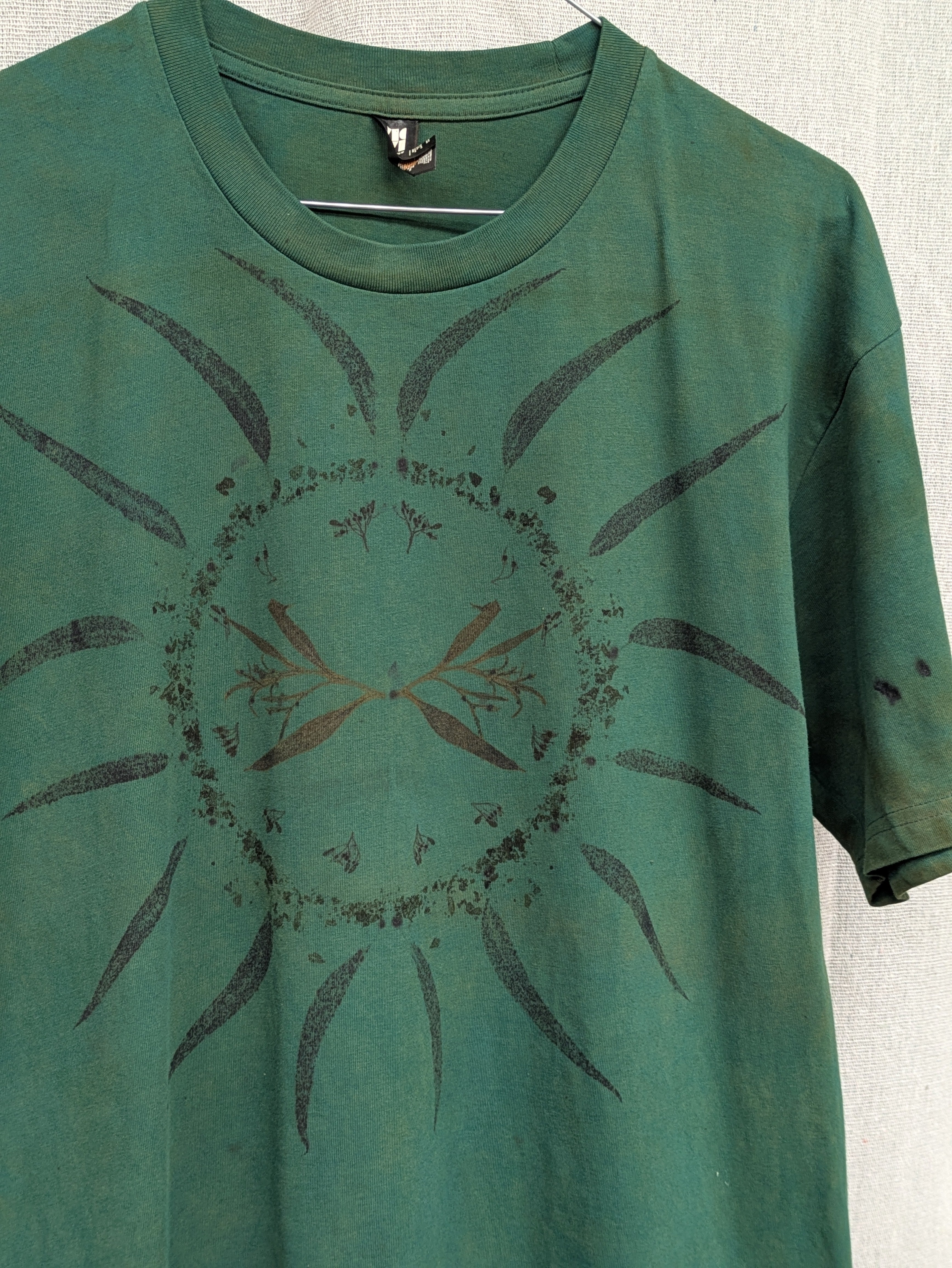 Mens Cotton Eco Printed Tee ~ L ~#5