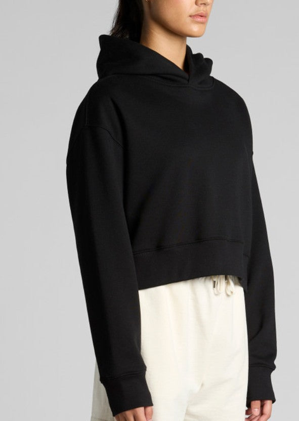 Botanically Printed Cropped Hood ~ Ochre ~ L