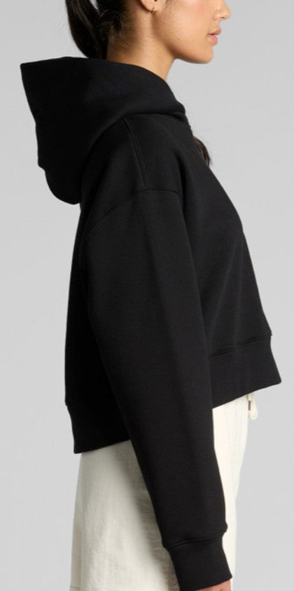 Botanically Printed Cropped Hood ~ Ochre ~ L