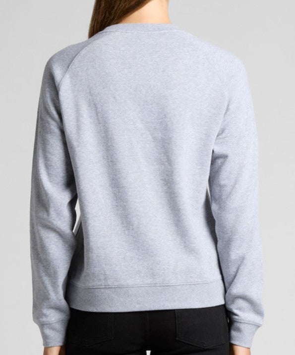 Botanical Cropped Crew ~ S ~ Fuchsia ~ 100% Terry Cotton