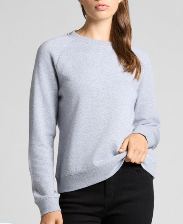 Botanical Cropped Crew ~ S ~ Fuchsia ~ 100% Terry Cotton