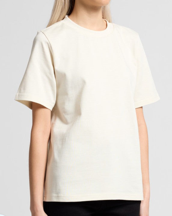 Women's Heavy-Cotton Eco Printed Tee ~ M ~ Light Forest