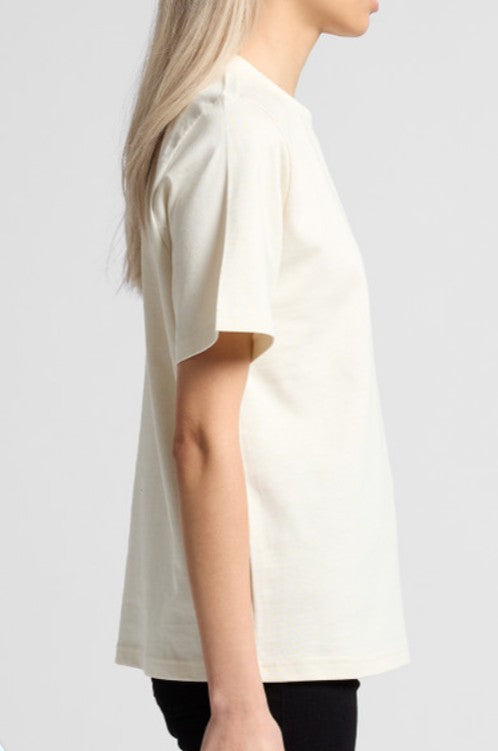 Women's Heavy-Cotton Eco Printed Tee ~ M ~ Light Forest