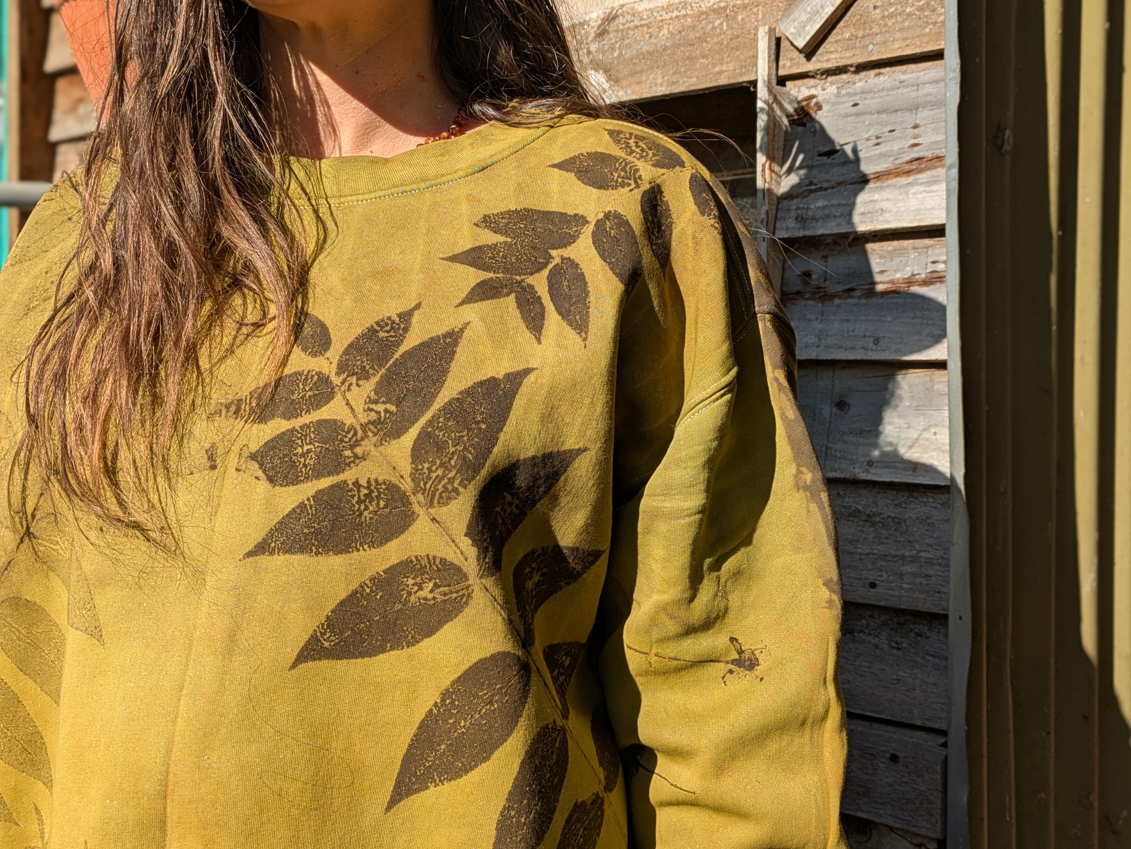 Botanical Relaxed Crew ~ Lichen ~ XL