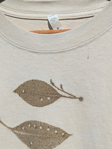 Cropped Heavy Cotton Tee ~ Star Leaf ~ M