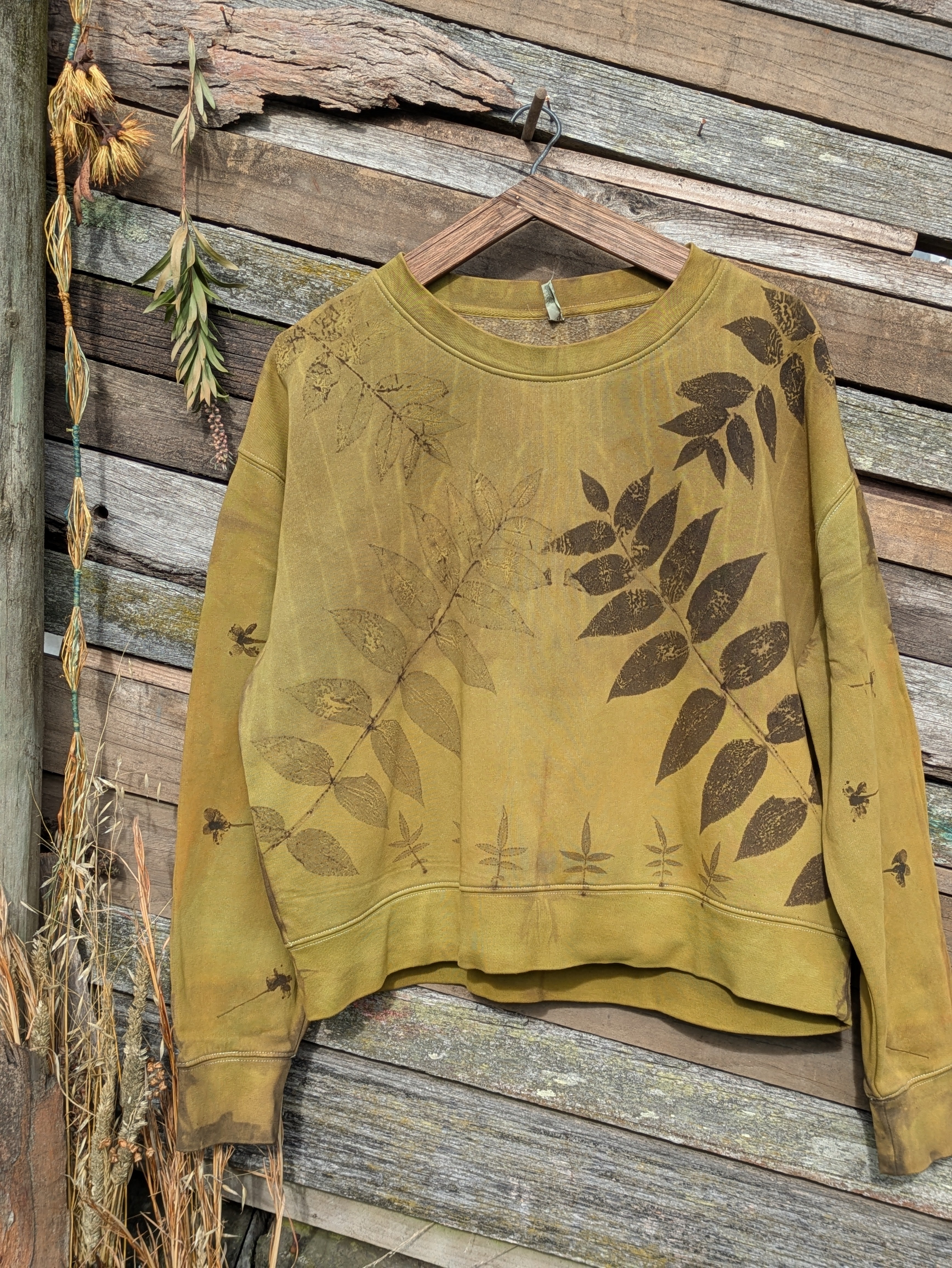 Botanical Relaxed Crew ~ Lichen ~ XL