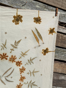 Botanically Printed Cotton Tea-Towel 2
