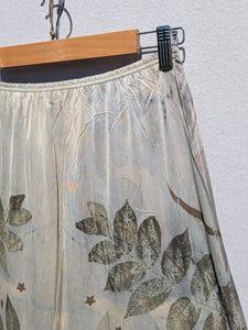 Vintage Lace Petticoat Skirt ~ Dark moon phase ~ L