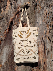 Botanically Printed ~ Linen Tote Bag ~