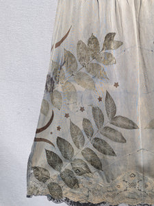 Vintage Lace Petticoat Skirt ~ Dark moon phase ~ L